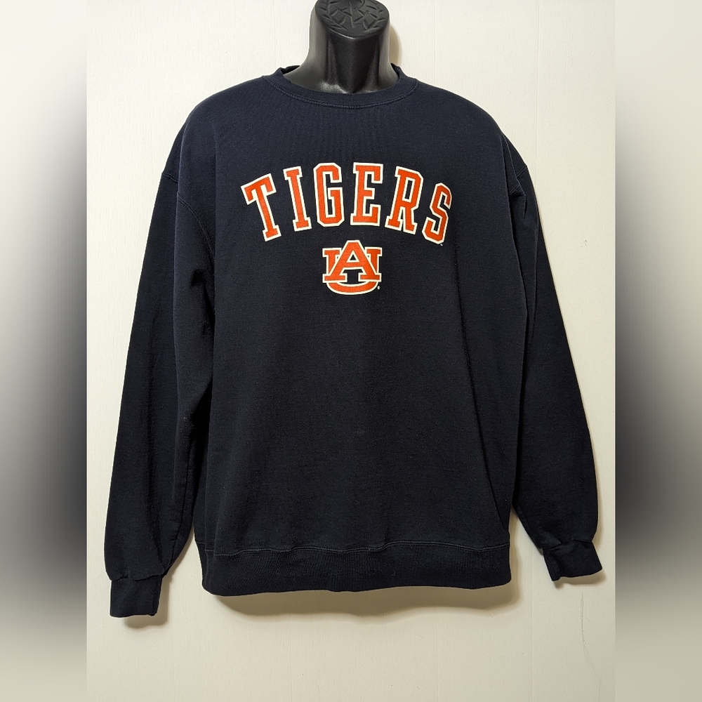 Men's Champion Eco Fleece University of  Auburn Tigers Crew Neck Sweatshirt XL